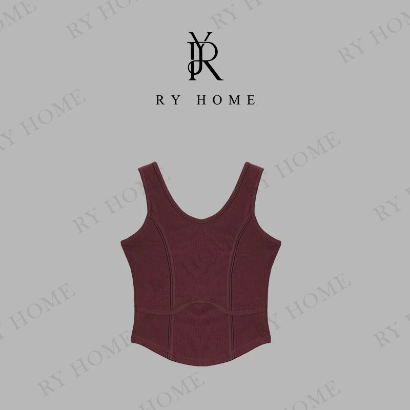 【容雨RYHOME】修身内搭鱼骨针织吊带背心252BX0103