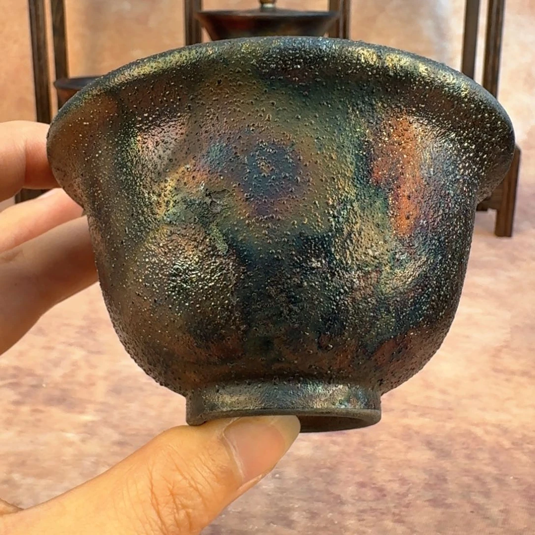 荥经黑砂炸福利窑彩元宝杯49