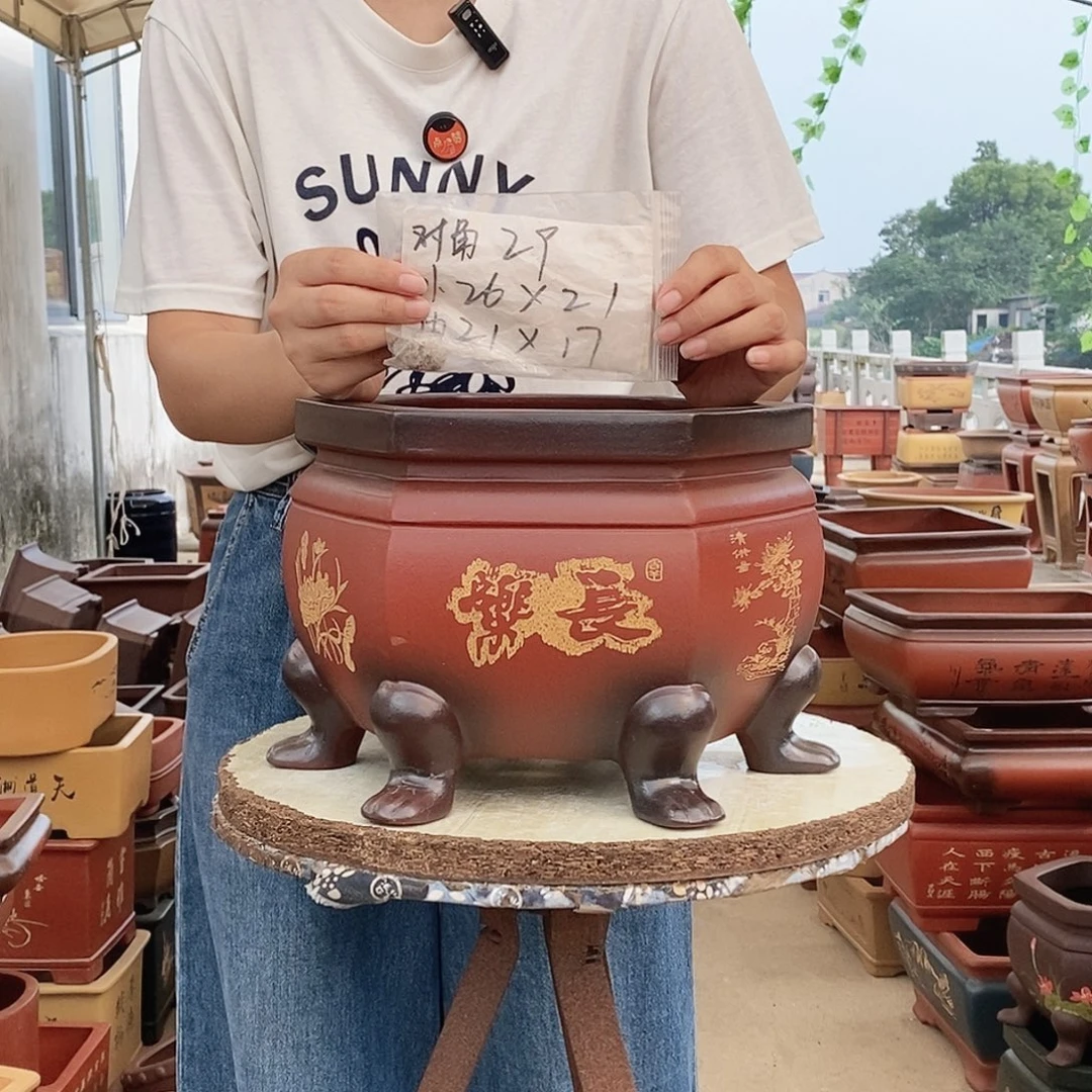 花盆段泥紫砂花盆