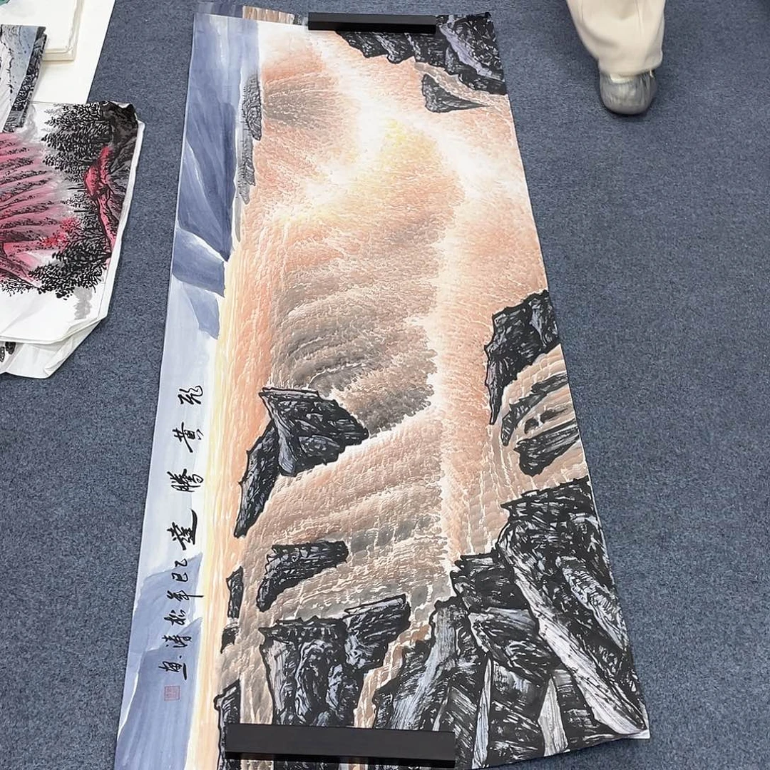 国画作品小姐姐放漏…