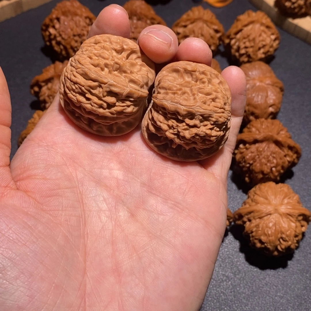 吊坠文玩核桃2号蝴蝶磨盘40尺全品