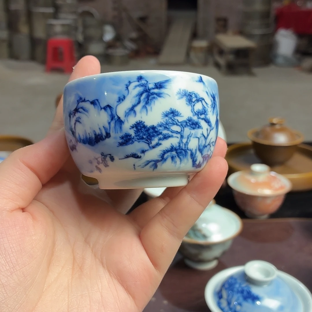 双板桥柴窑瓷器杯子陶瓷