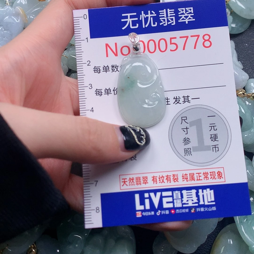 吊坠(不含链)未镶嵌翡翠