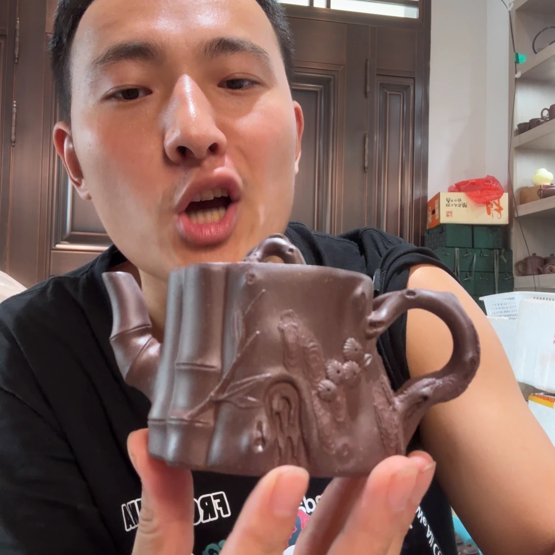茶杯紫砂原矿原石的制作方法