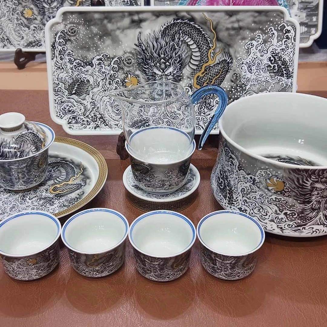 摆件景德镇陶瓷艺术展演厅和艺术展
