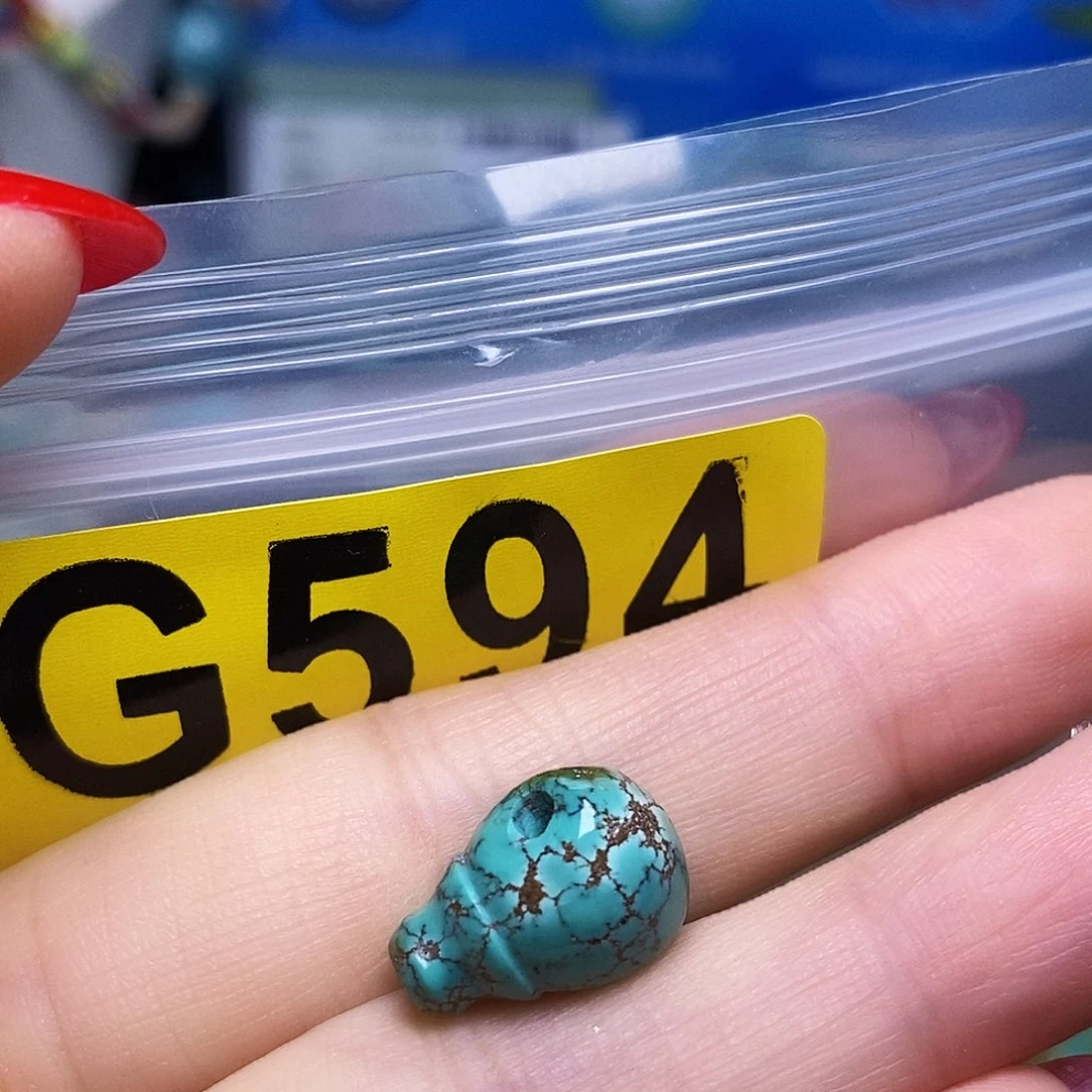未镶嵌绿松石珠宝半成品