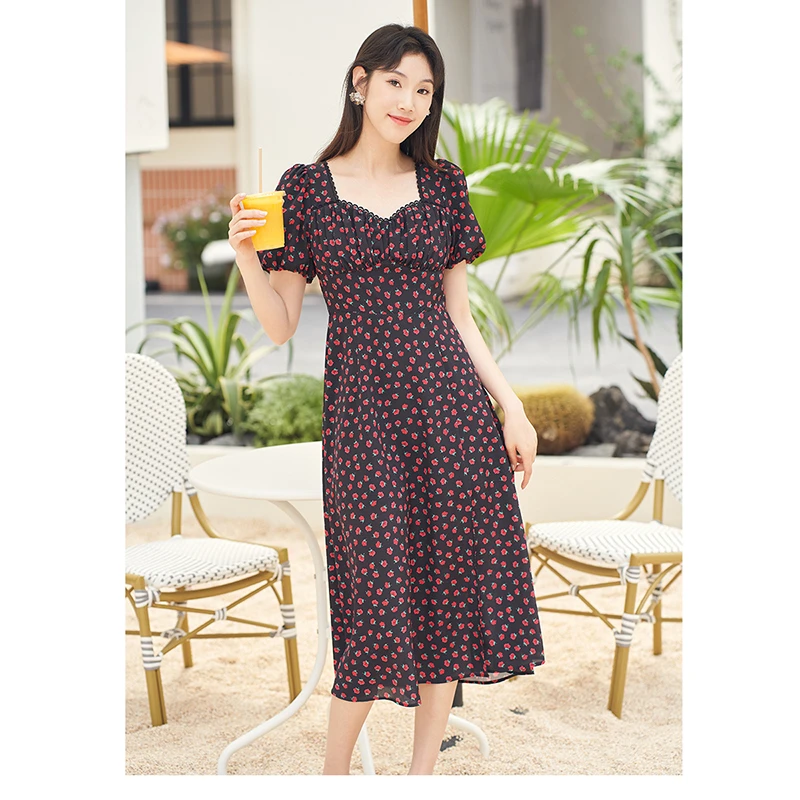 【唐长老专属】NEELLY商场同款连衣裙N23054Y05516