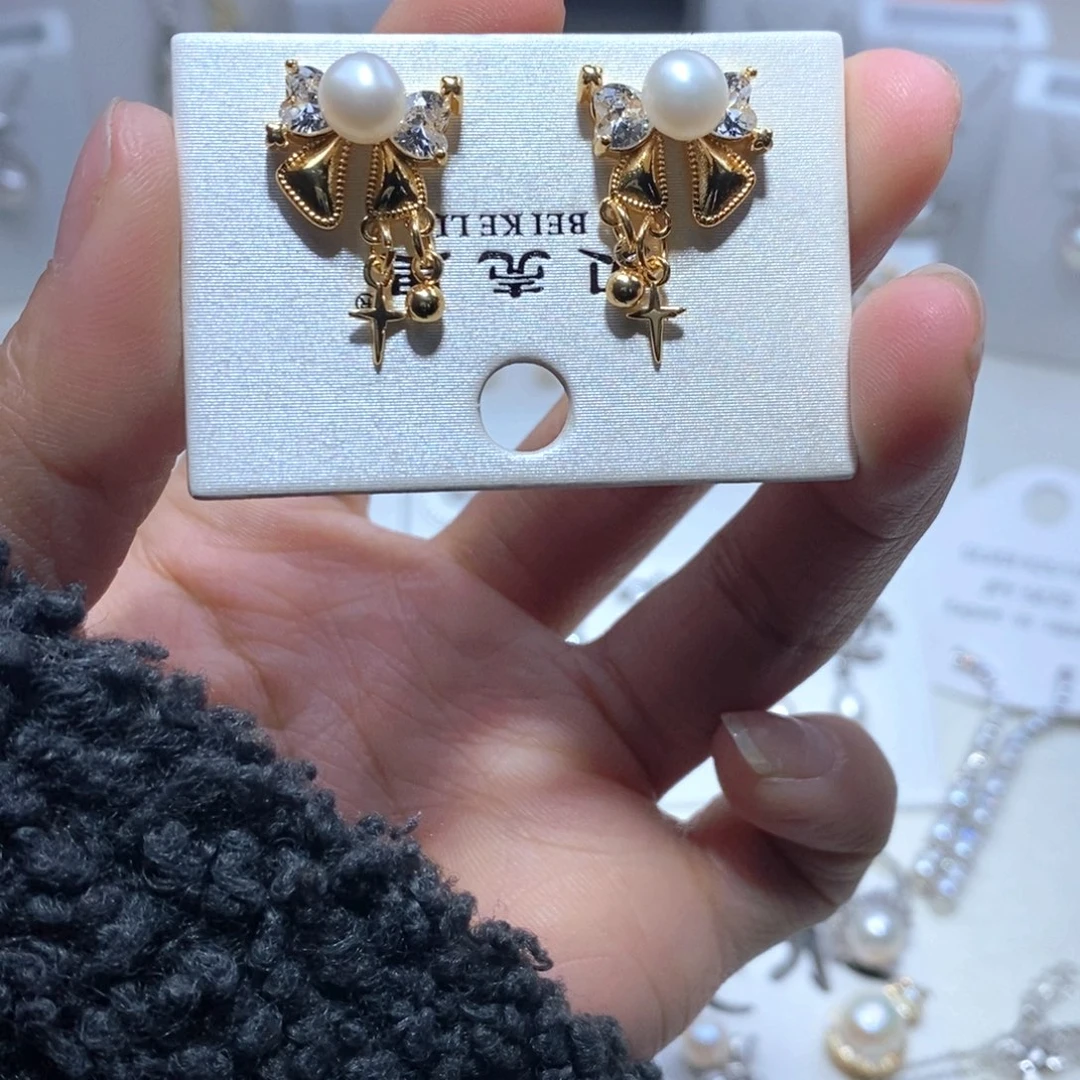 耳饰未镶嵌淡水珍珠