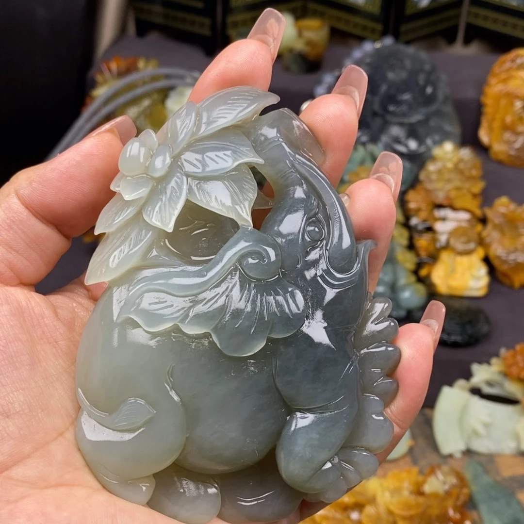 蛇纹石玉未镶嵌吊坠(不含链)