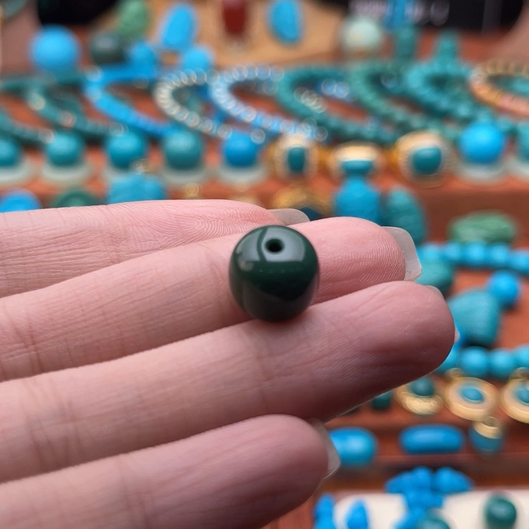 未镶嵌绿松石珠宝奇石亦***师