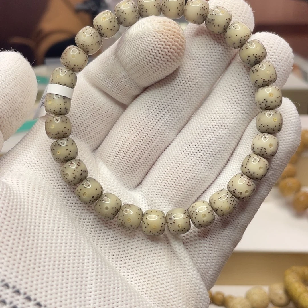 吊坠星月菩提8/7石玉同枝冰糖糯冰针尖星单圈