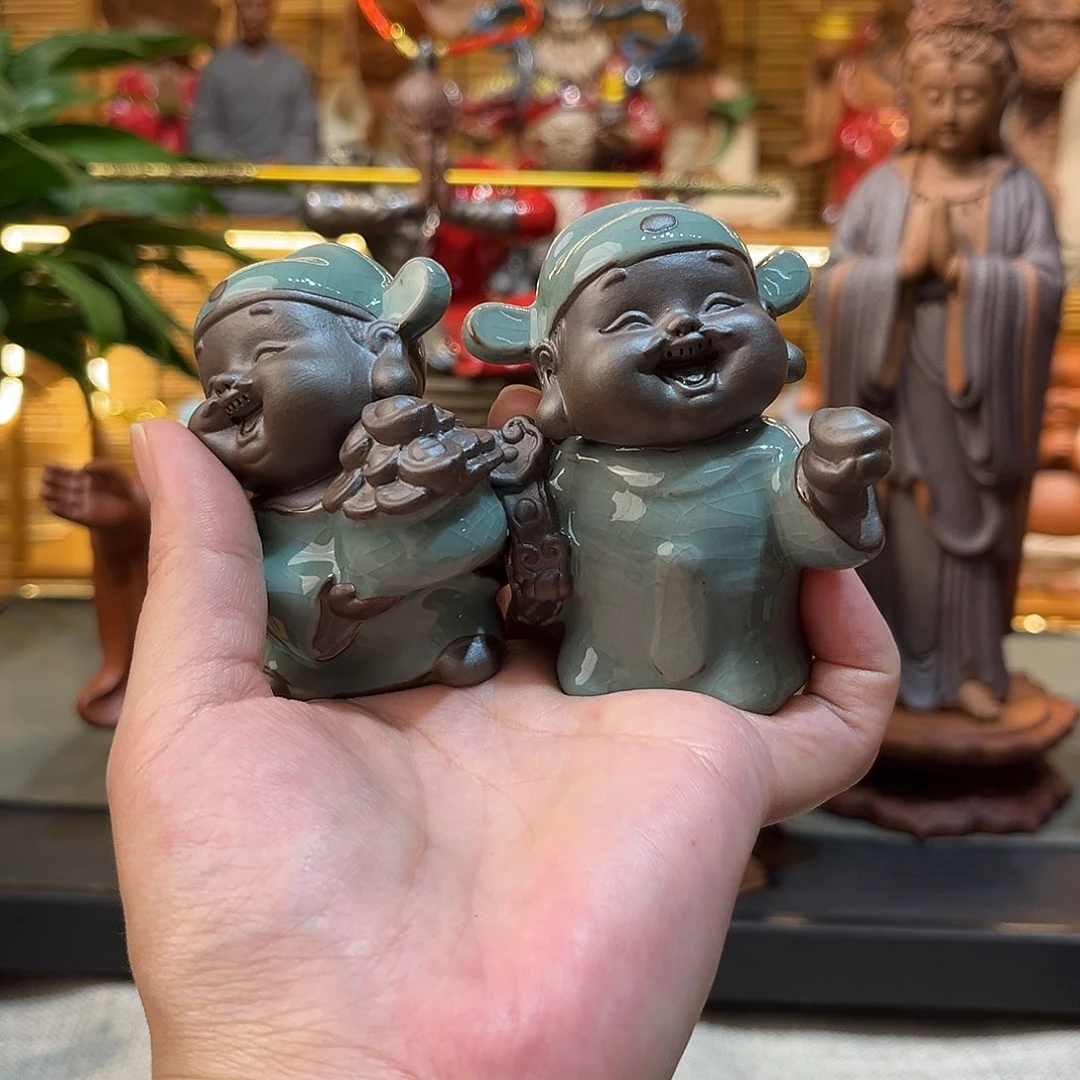 紫砂茶宠陶瓷紫砂茶宠摆件