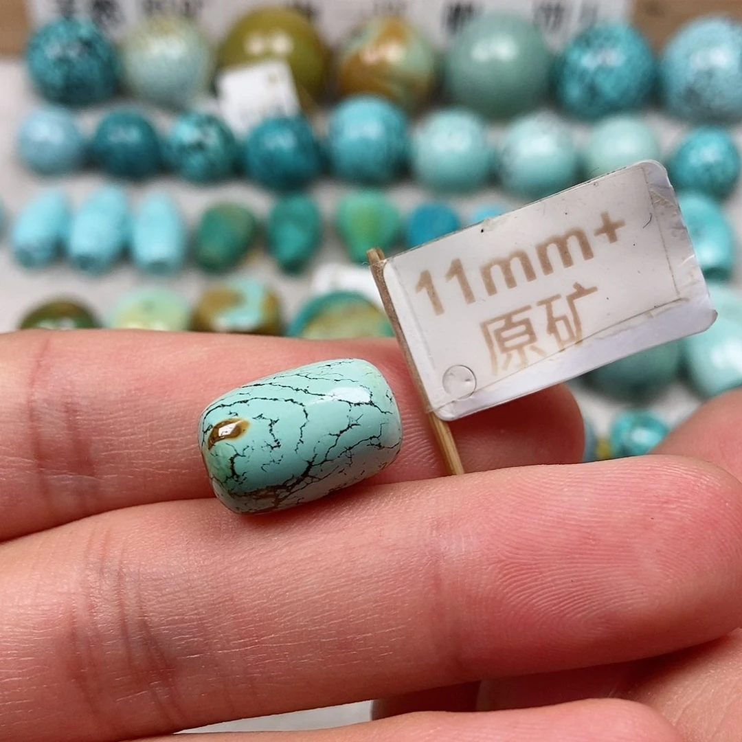 未镶嵌绿松石珠宝半成品