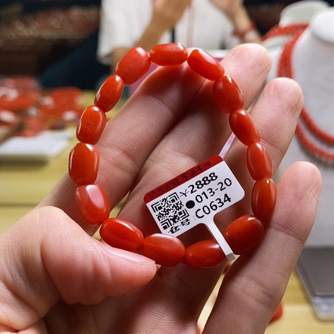 未镶嵌五岔路   8mm  多样性发一南红玛瑙