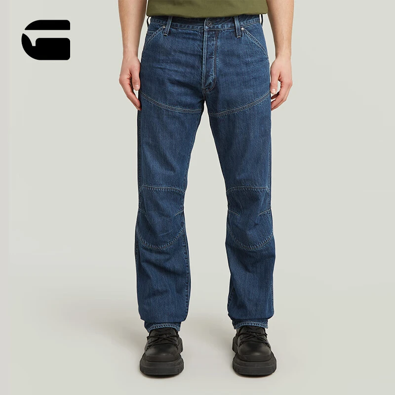 G-STAR RAW25年秋季新款Elwood 3D机车直筒牛仔裤时尚百搭耐磨男