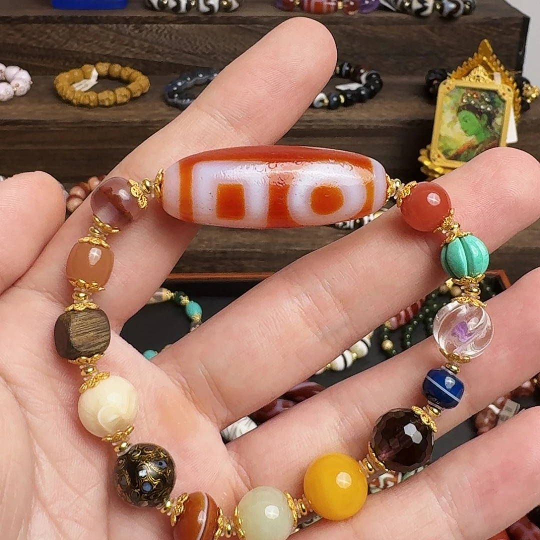 玛瑙/玉髓未镶嵌手链1012-14