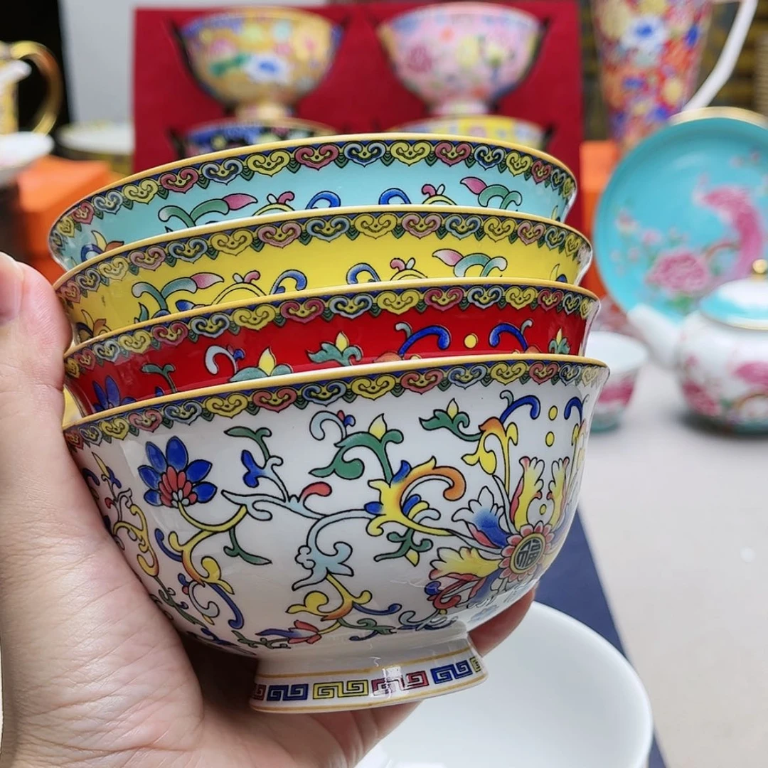 【闪购商品】珐琅4.5寸4个………………