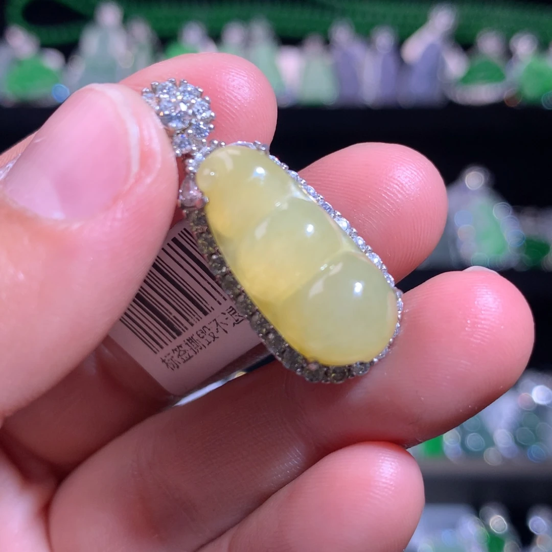 【闪购商品】颈饰银S925镶嵌翡翠天然翡翠