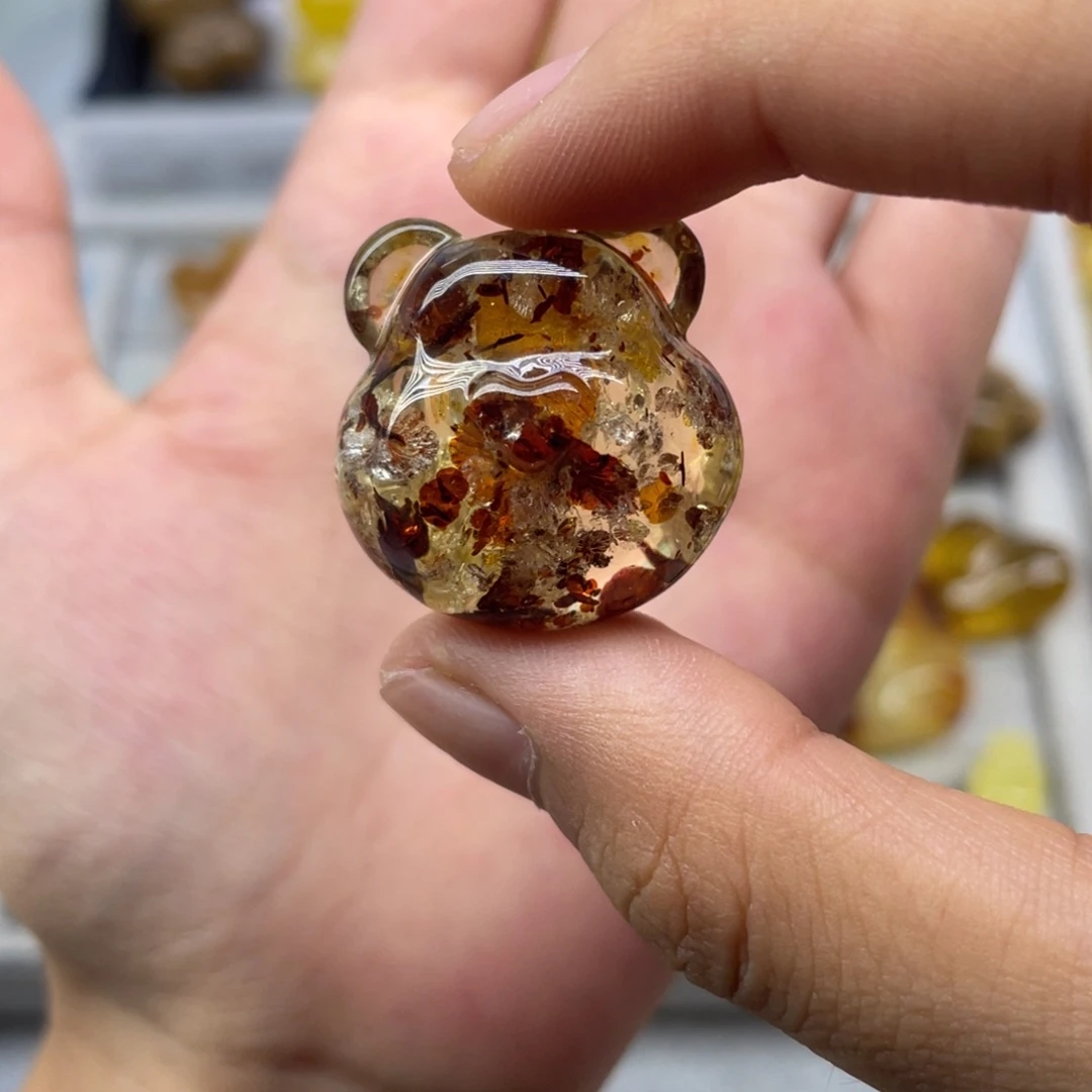 琥珀未镶嵌裸石天然琥珀蜜蜡