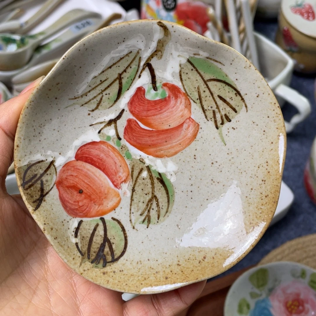 小碟景德镇高温陶瓷口径10.5