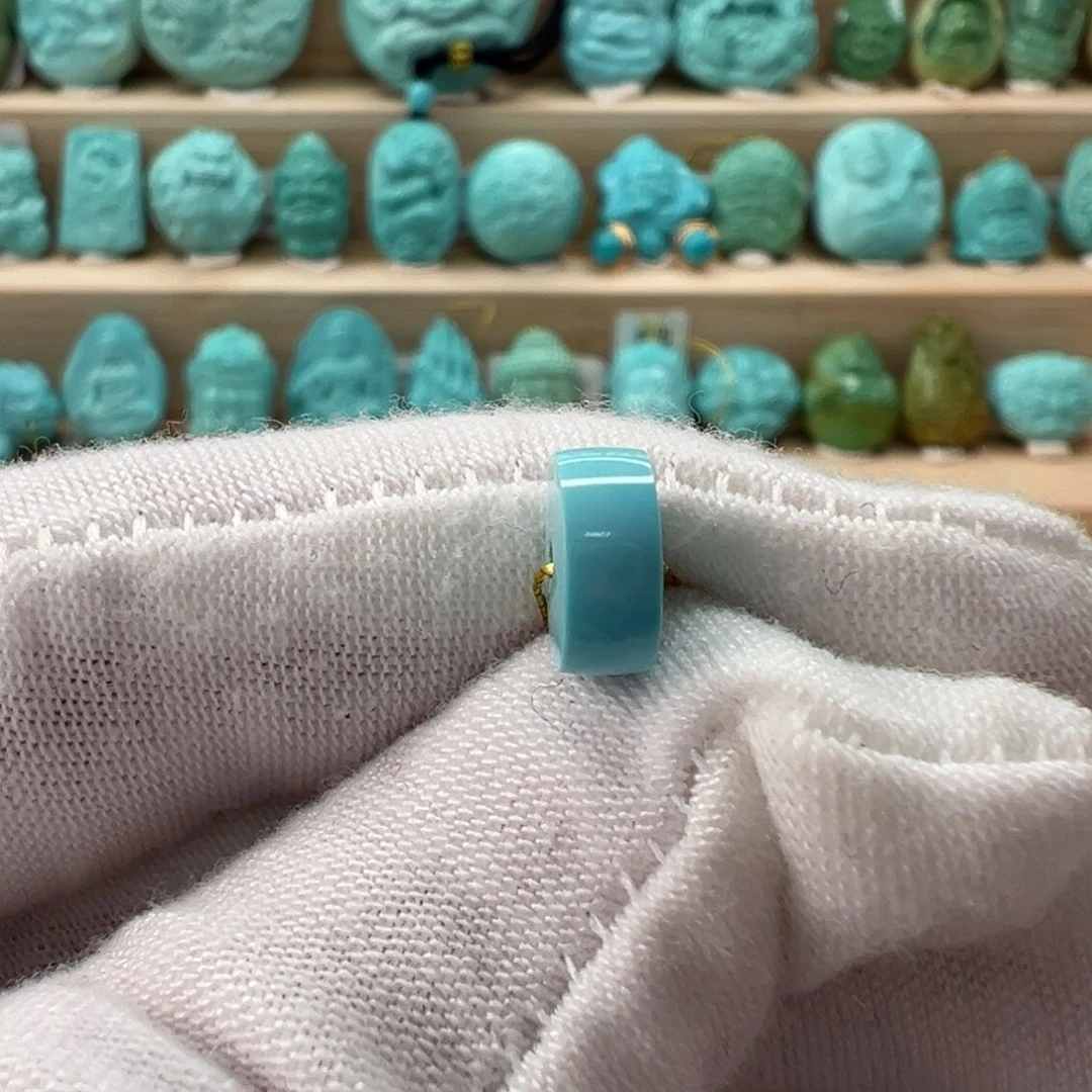 未镶嵌绿松石直切珠8.7x3.8mm