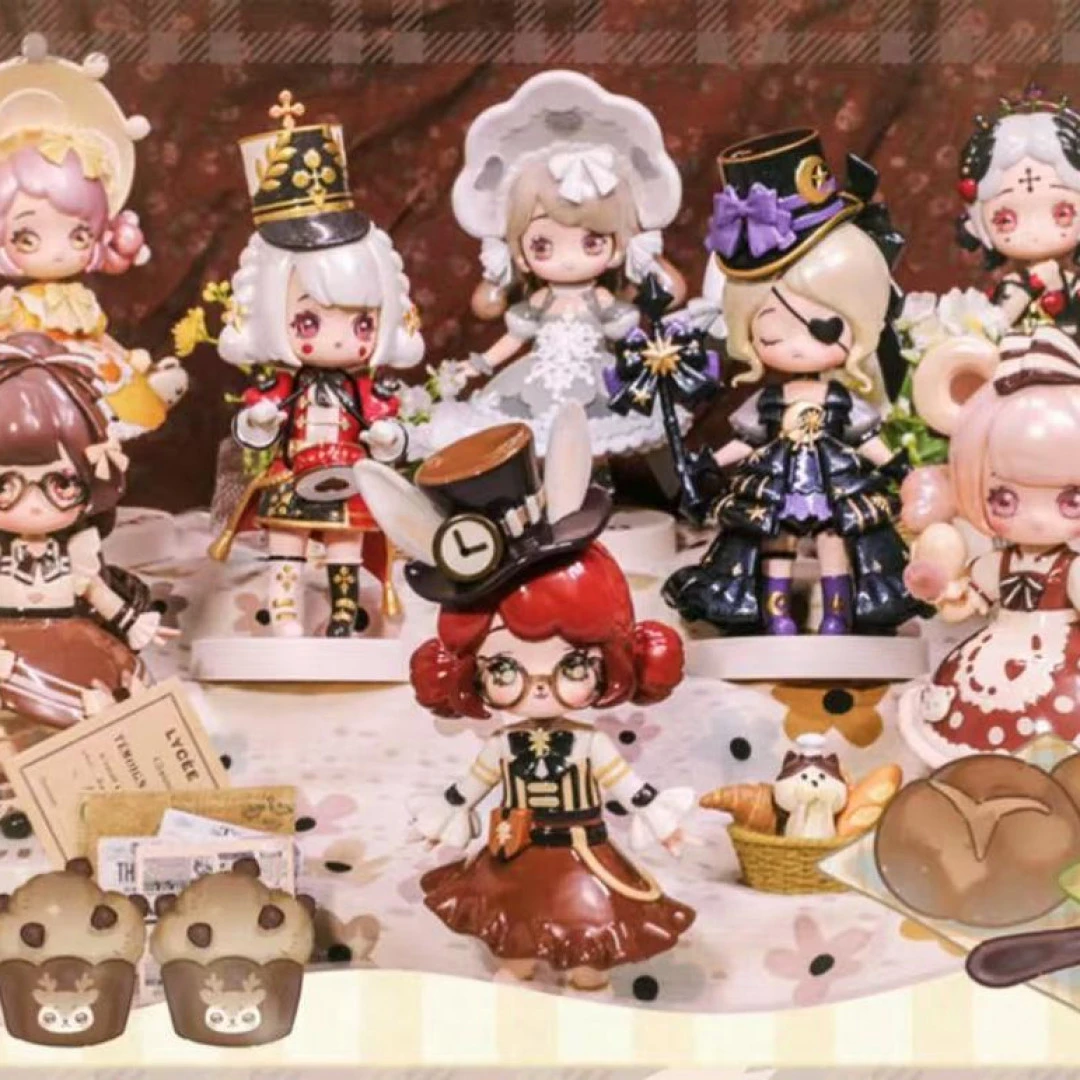 繁星茶会系列潮玩国潮玩具摆件上