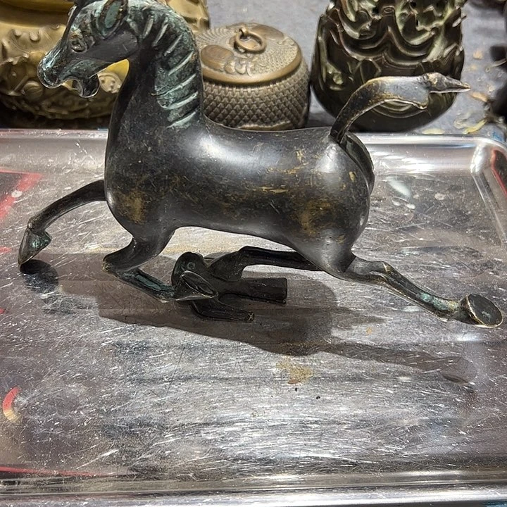 用****5微瑕疵黄铜摆件工艺品