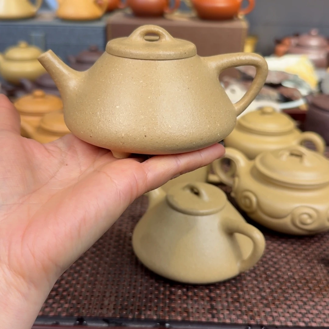 本山绿泥茶壶梨皮200毫升