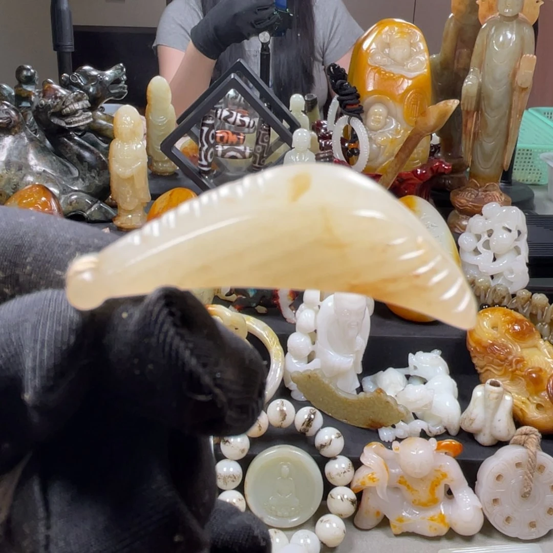 和田玉未镶嵌挂件16