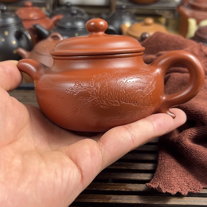 紫砂茶壶原矿紫砂半手工制作