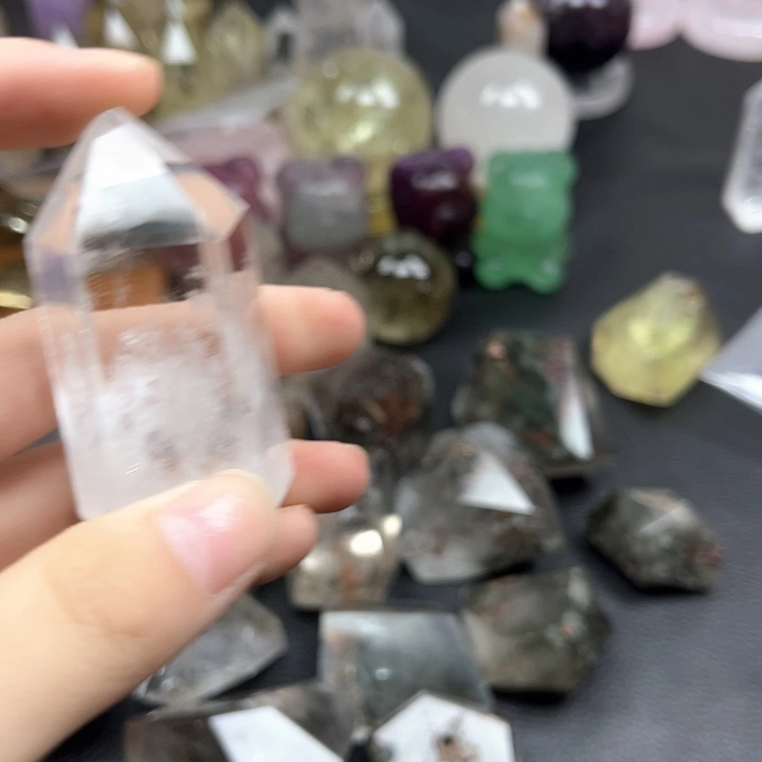 珠宝半成品未镶嵌紫晶161水晶石