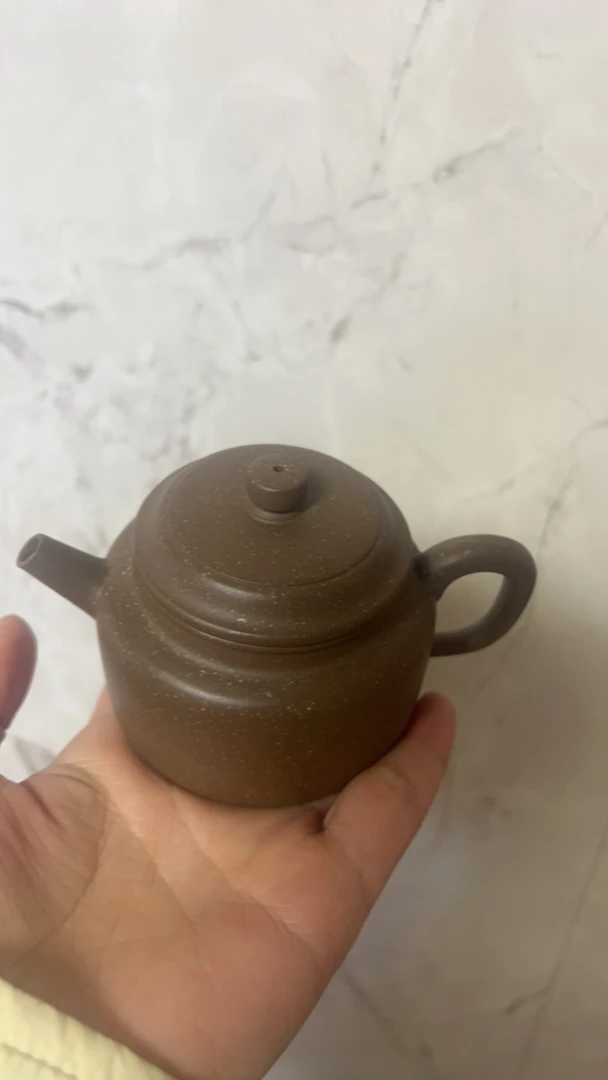 德钟青灰段，150cc宜兴紫砂壶