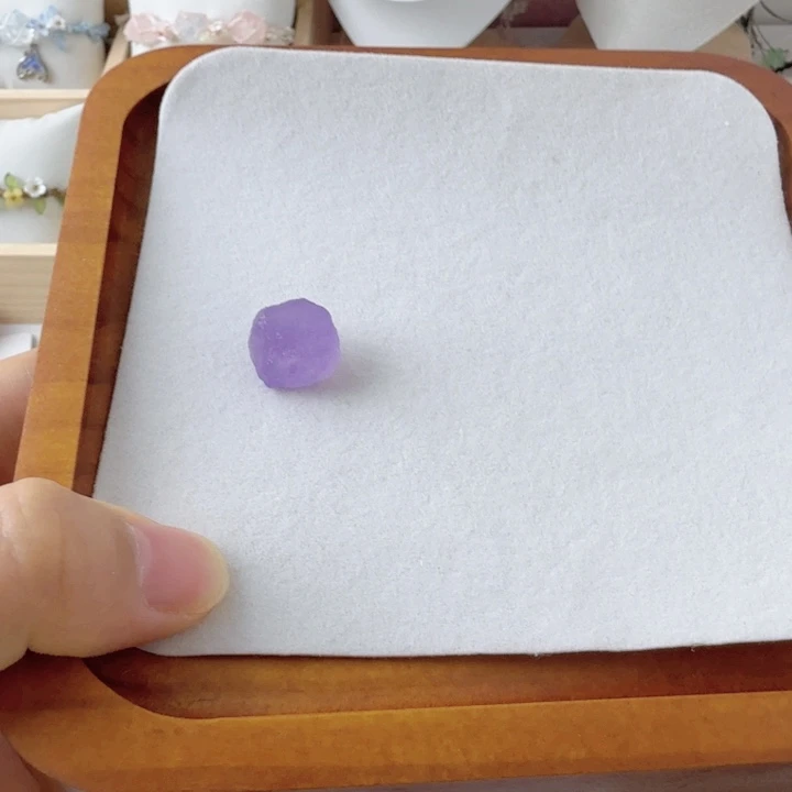 非金属布艺白紫挂坠定制