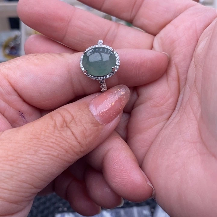 未镶嵌戒指翡翠G*S缅甸