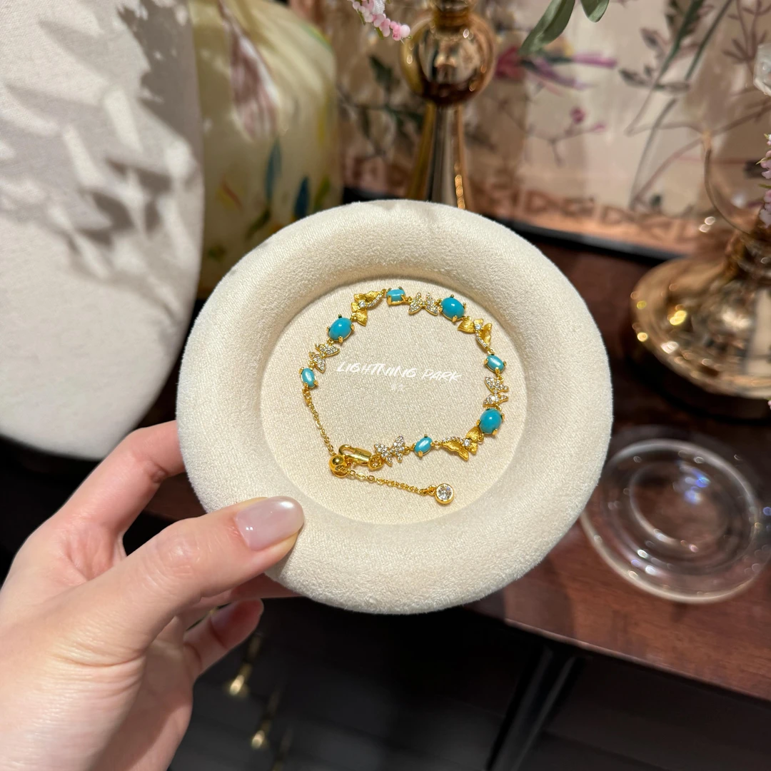 镀K金【LIGHNTINGPARK】新中式银海朔光轻奢手链