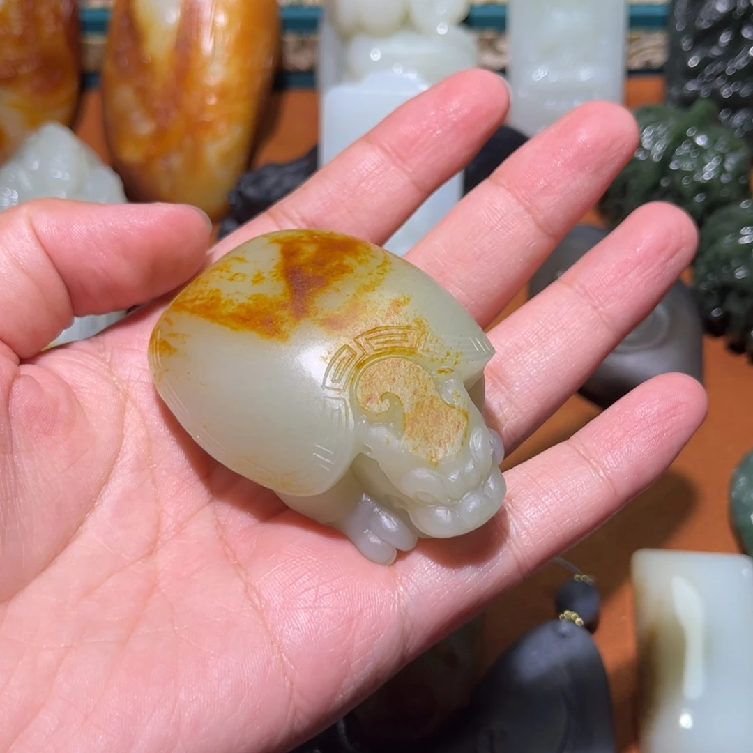 未镶嵌和田玉把件不****阙
