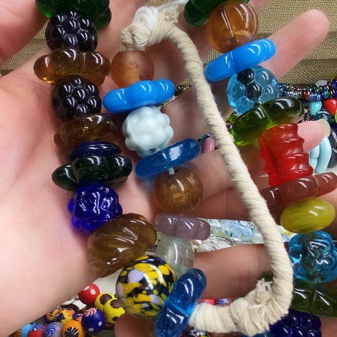 琉璃颈饰尼泊尔新款多宝