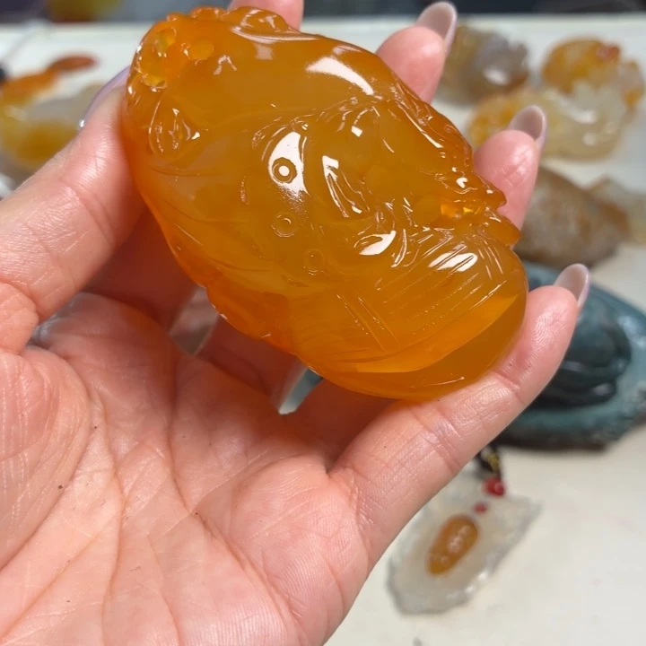 玛瑙/玉髓未镶嵌吊坠(不含链)