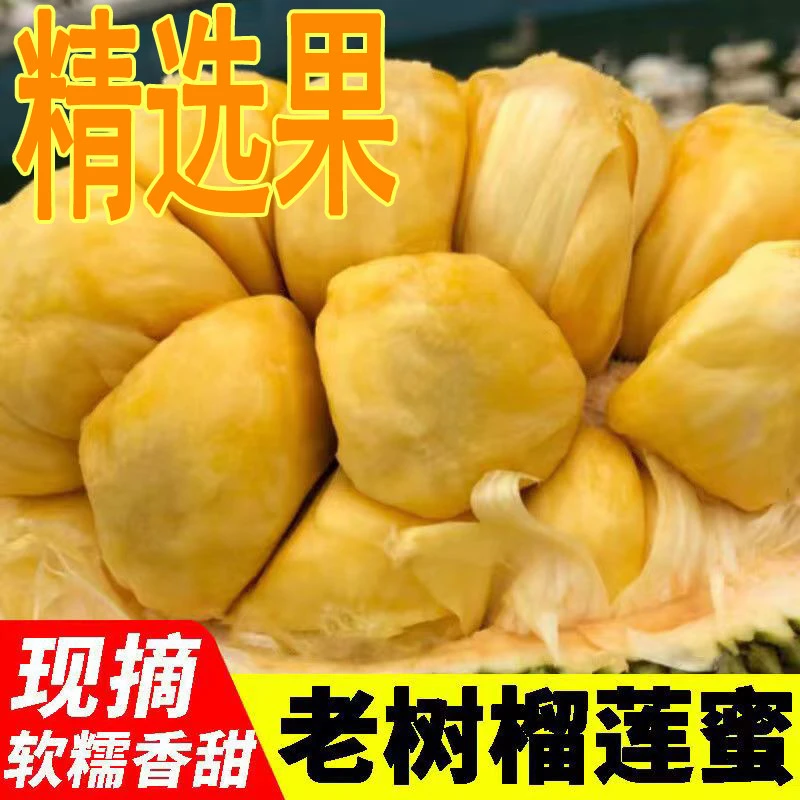 【软正宗】直发海南榴莲蜜尖拉蜜手撕糯产地香甜巴掌榴莲应季水果
