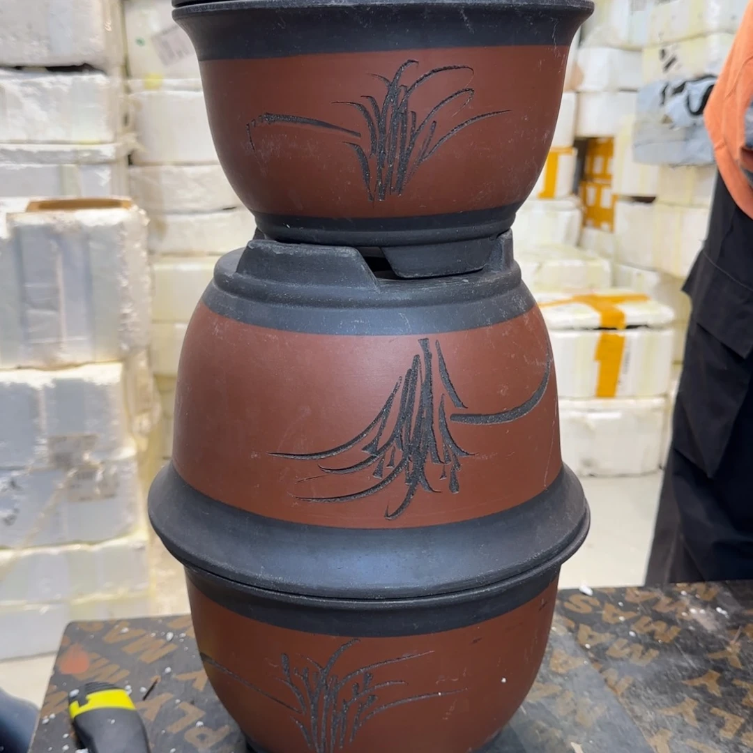 紫砂花盆口径18.12.14.10口径