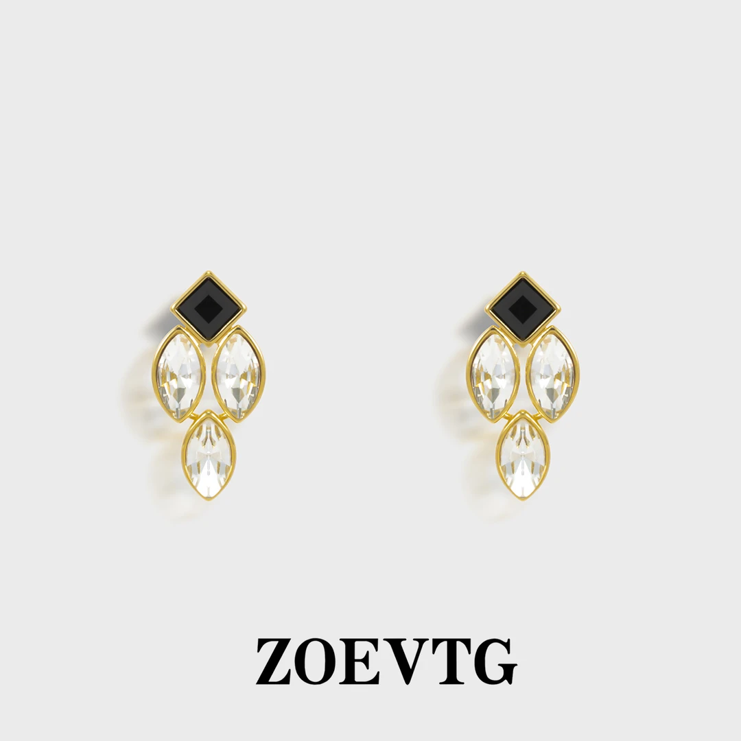 镀K金 玛雅】必入】经典款法式中古vintage菱格麦穗耳环