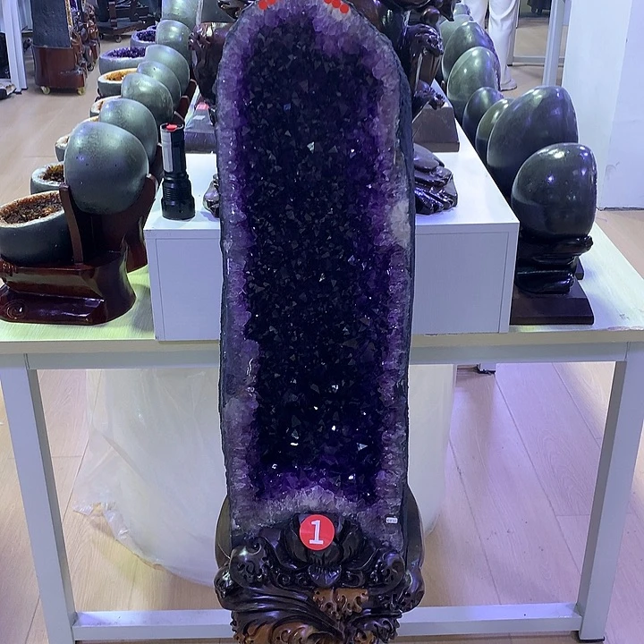 未镶嵌大型摆件（非配饰）紫晶