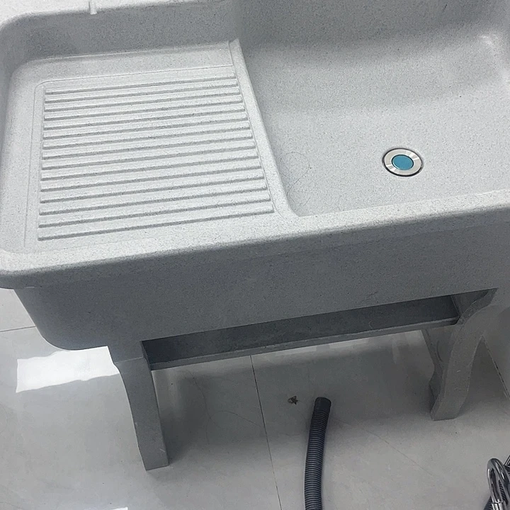 做***己石英石平边无挡水90*58*80灰