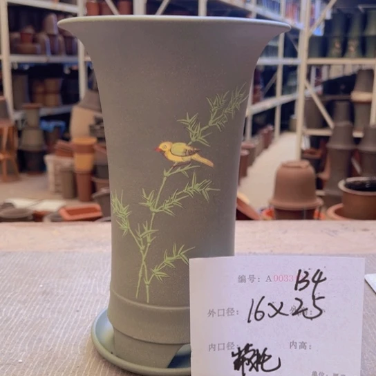 紫砂花盆紫紫砂盆