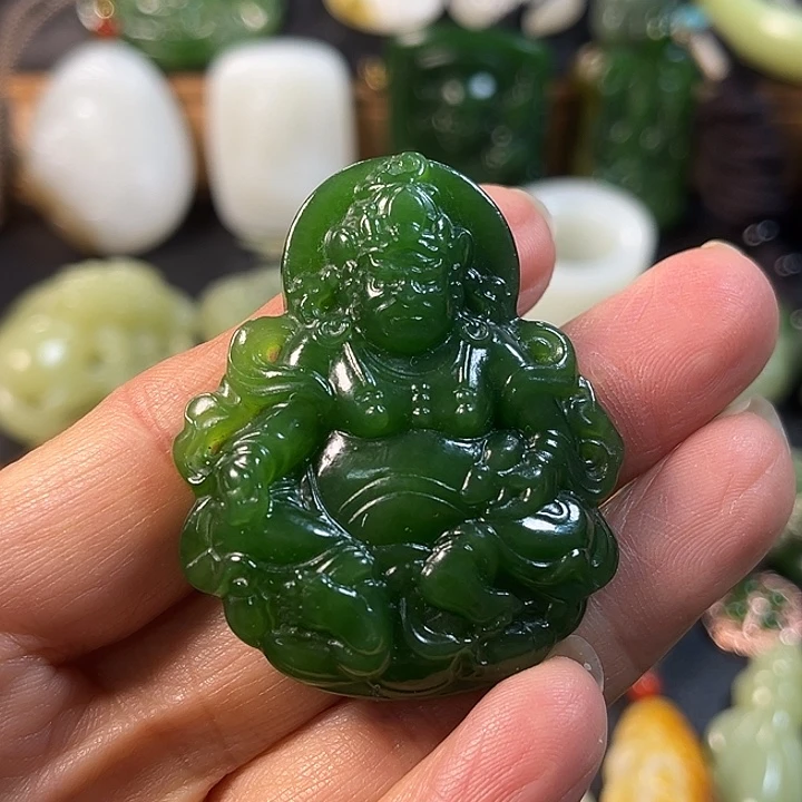 和田玉（碧玉）未镶嵌挂件
