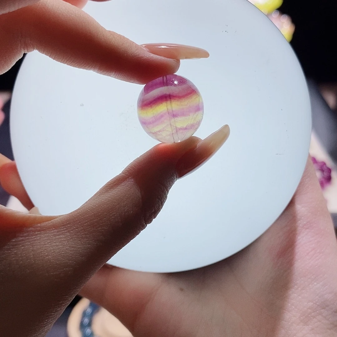 手链萤石未镶嵌单珠19.9mm