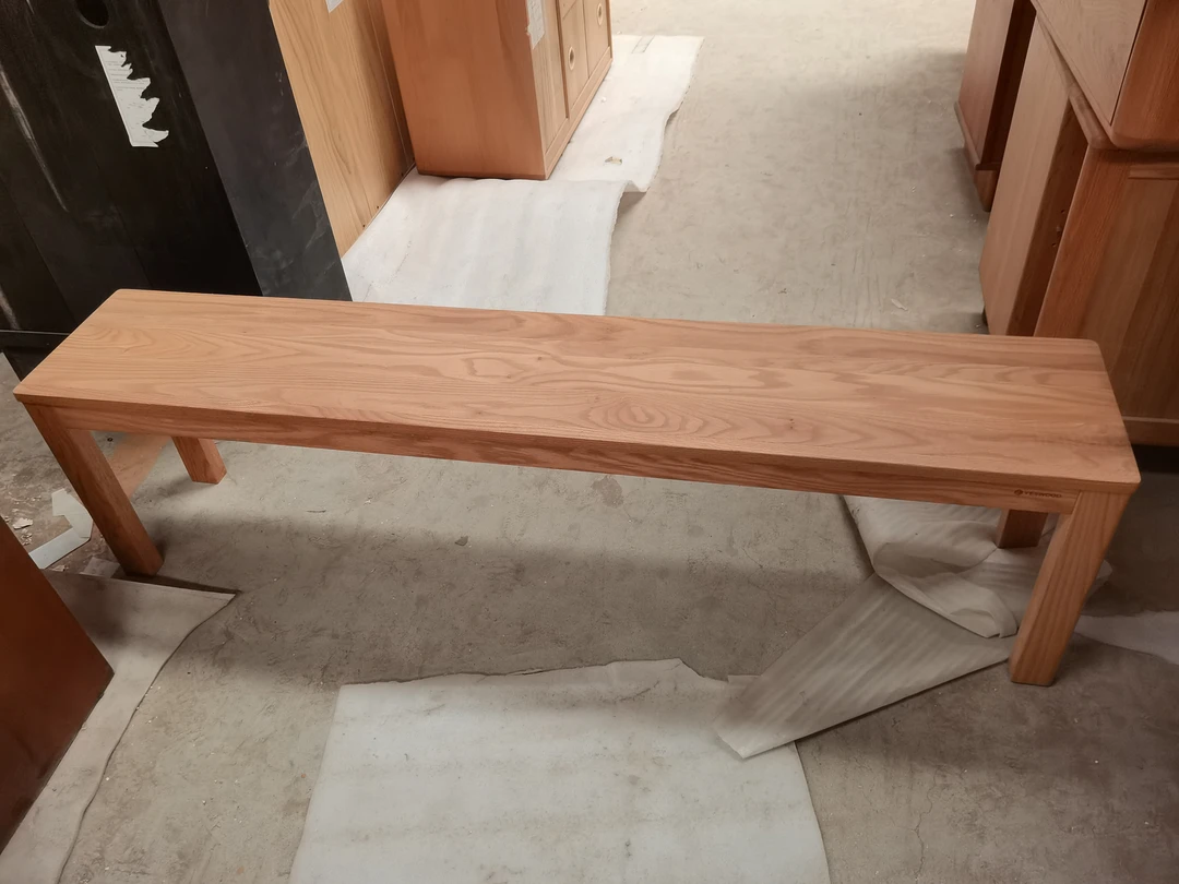 红橡长条凳a254   160*30*43瑕疵无售后