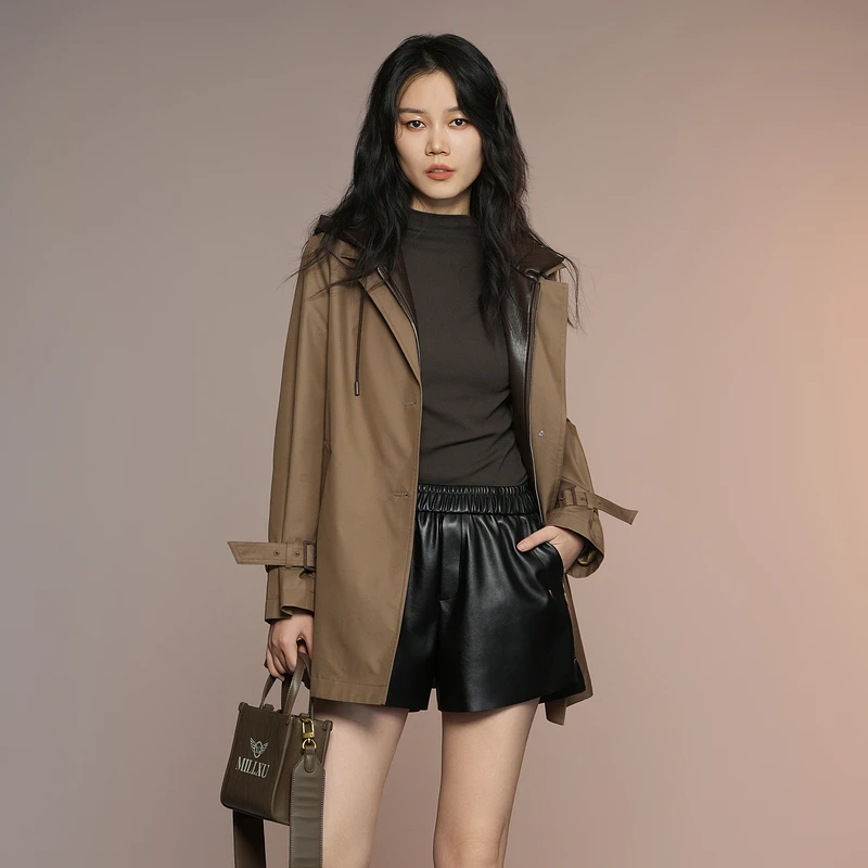 【尚雅专属】XK308003A573-XG雪歌秋新款风衣