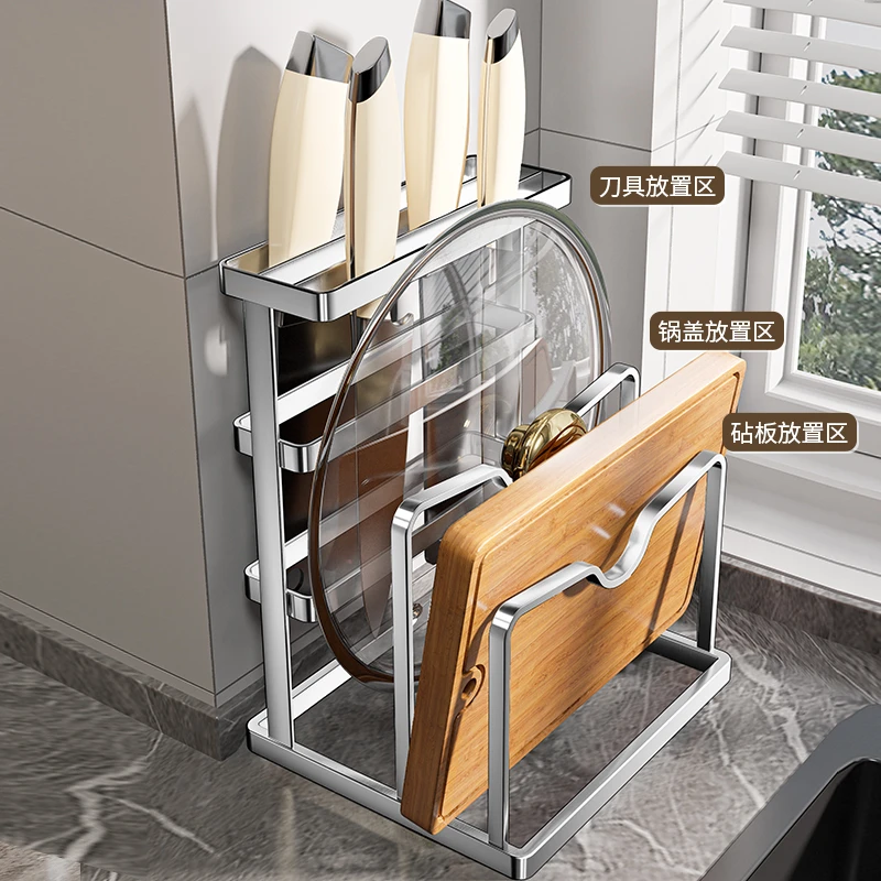 家用台式碗碟架可拆卸刀架厨房置物架储物架立式收纳架商用置物架