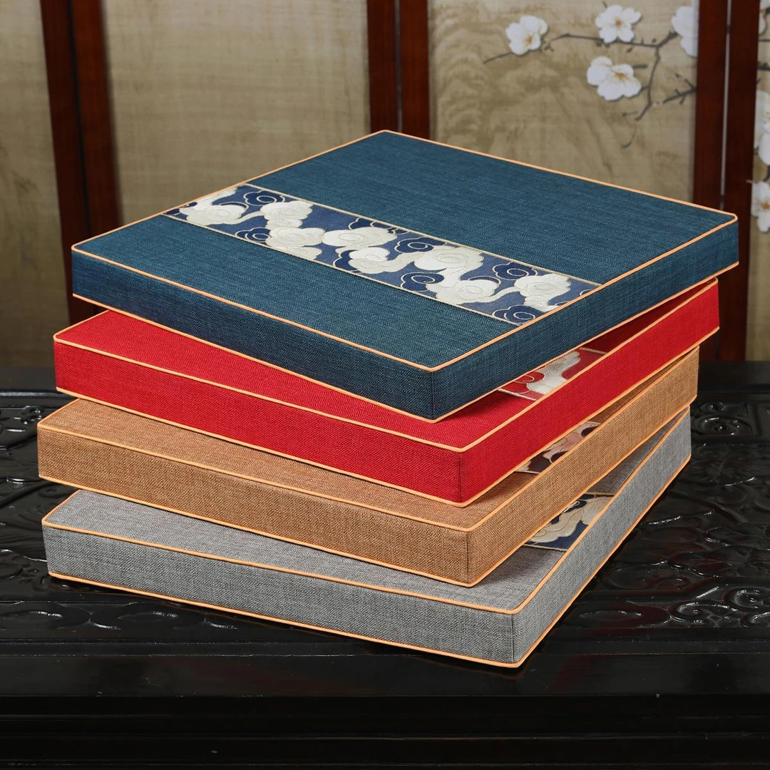 中式椅子垫子红木沙发坐垫乳胶棕垫实木太师椅餐椅垫凳子座垫防滑